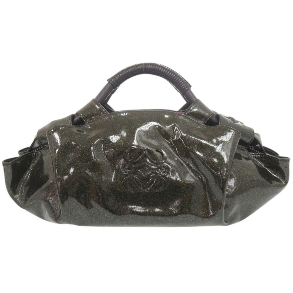 Loewe Nappa Aire Patent Leather Glitter Black Handbag 0017 LOEWE
